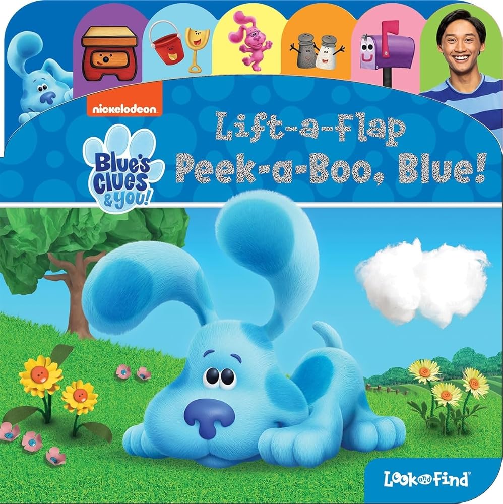 Nickelodeon Blues Clues & You! - Lift-a-Flap Peek-a-Boo, Blue! Look and Find Activity Book - PI Kids cover image
