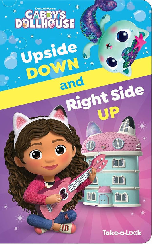 DreamWorks Gabby's Dollhouse - Upside Down and Right Side Up - Take-a-Look and Find Activity Book - PI Kids cover image