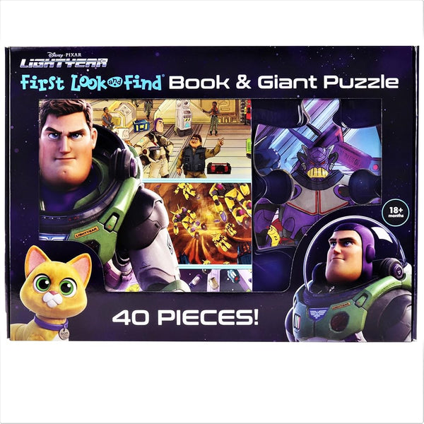 Disney Pixar Lightyear - First Look and Find Activity Book and Giant Puzzle Set - PI Kids cover image