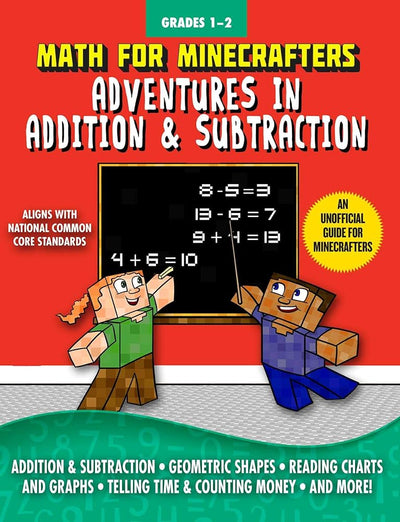 Math for Minecrafters: Adventures in Addition & Subtraction cover image