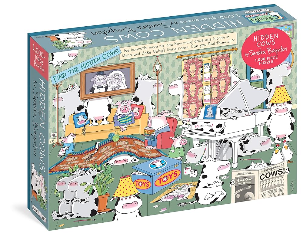 Sandra Boynton: Hidden Cows 1,000-Piece Puzzle cover image