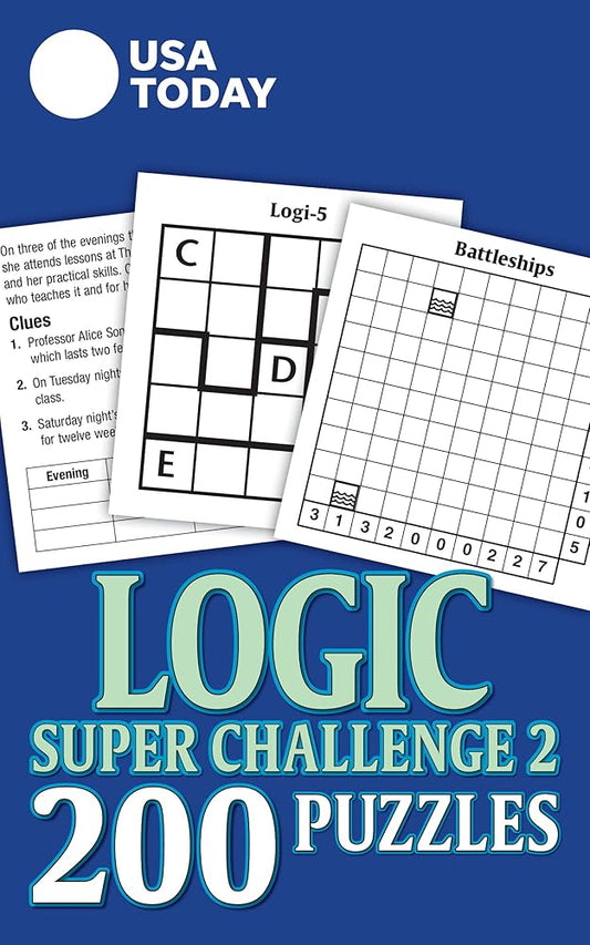 USA TODAY Logic Super Challenge 2: 200 Puzzles (USA Today Puzzles) (Volume 31) cover image