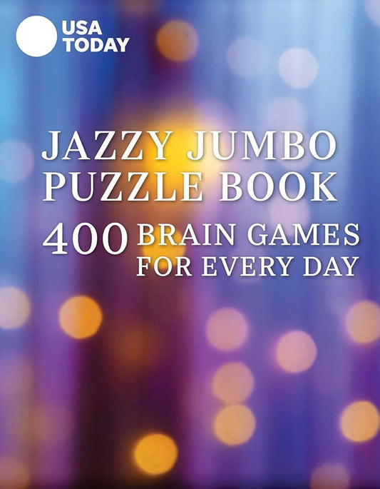 USA TODAY Jazzy Jumbo Puzzle Book: 400 Brain Games for Every Day cover image