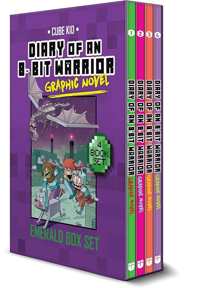 Diary of an 8-Bit Warrior Graphic Novel Emerald Box Set (8-Bit Warrior Graphic Novels) cover image