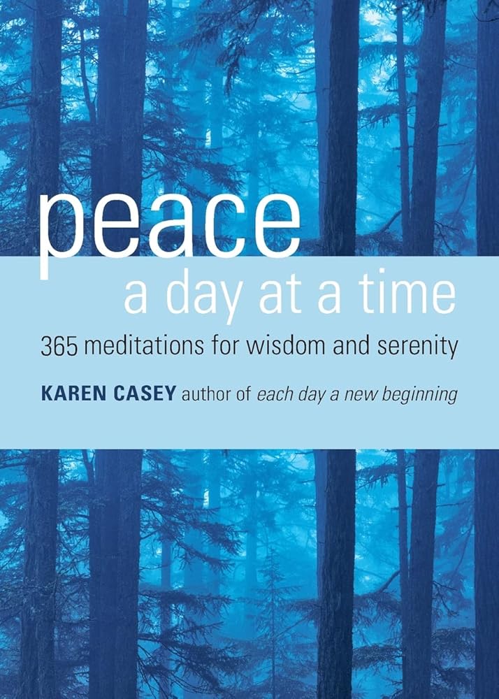 Peace a Day at a Time: 365 Meditations for Wisdom and Serenity (Al-anon Book, Buddhism) cover image