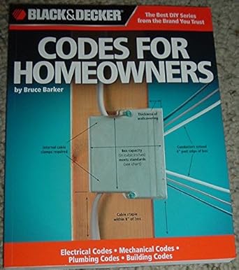 HDA Codes for Homeowners: Electrical Codes, Mechanical Codes, Plumbing Codes, Building Codes cover image