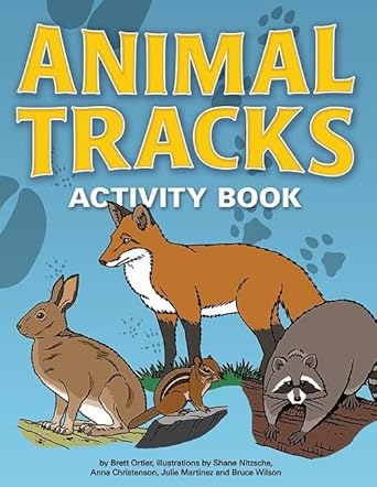 Animal Tracks Activity Book (Color and Learn) cover image