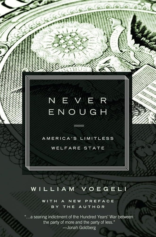 Never Enough: America s Limitless Welfare State cover image