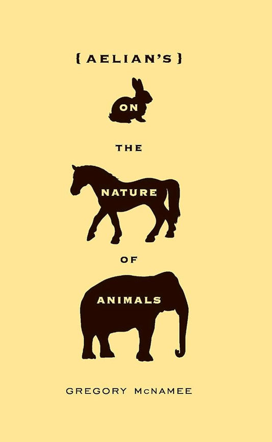 Aelian's On the Nature of Animals cover image