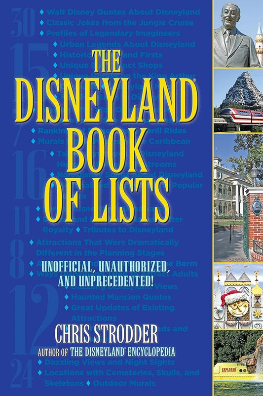 The Disneyland Book of Lists cover image
