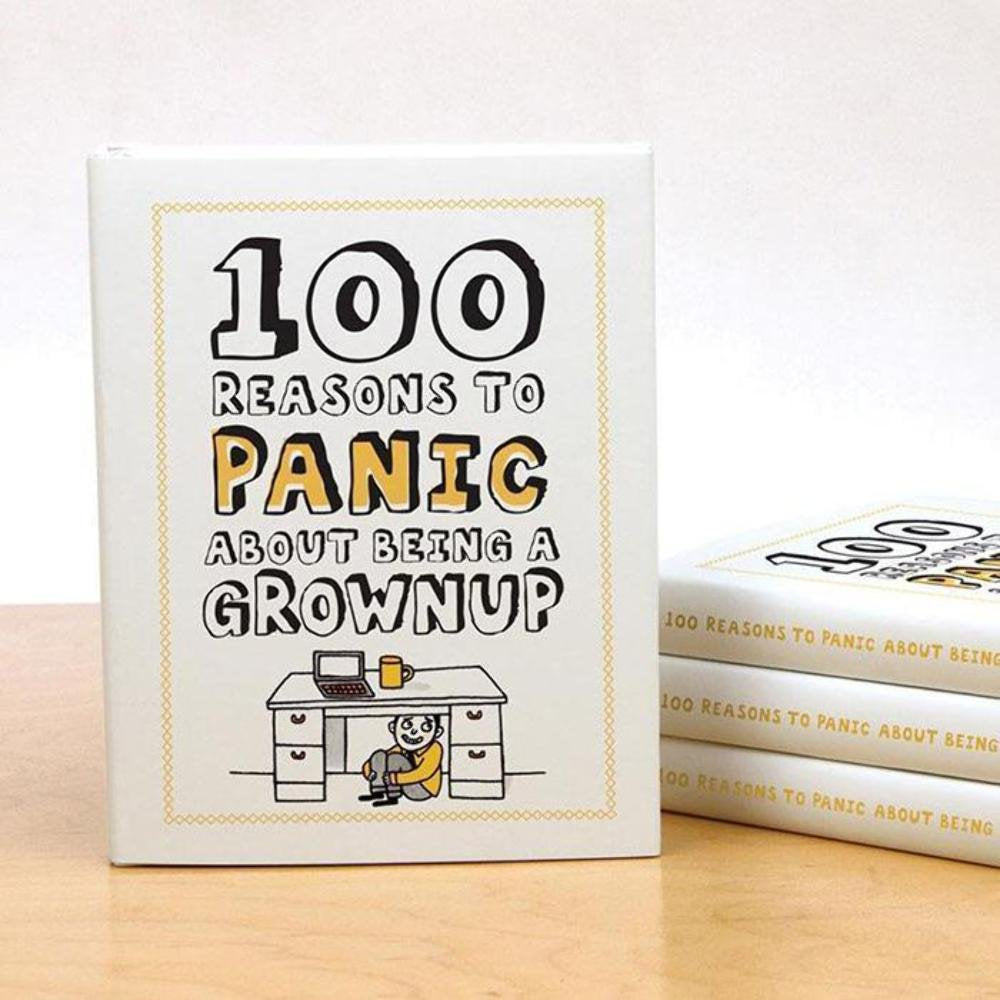 Knock Knock 100 Reasons to Panic about Being a Grownup cover image