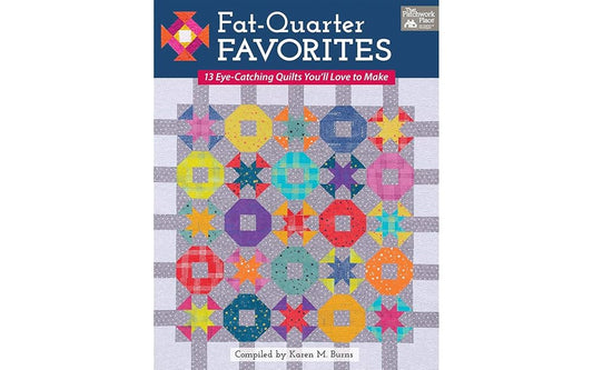 Fat-Quarter Favorites: 13 Eye-Catching Quilts You'll Love to Make cover image