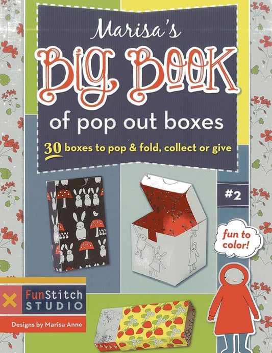 Marisa's Big Book of Pop Out Boxes: 30 Boxes to Pop & Fold, Collect or Give cover image