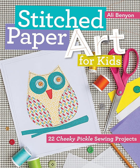 C&T Publishing FunStitch Studio Stitched Paper Art cover image