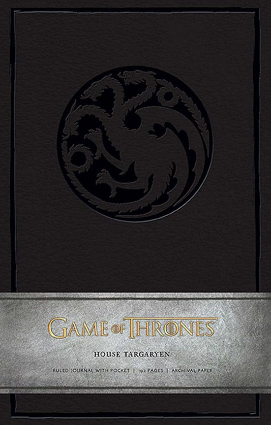 Game of Thrones: House Targaryen Hardcover Ruled Journal cover image