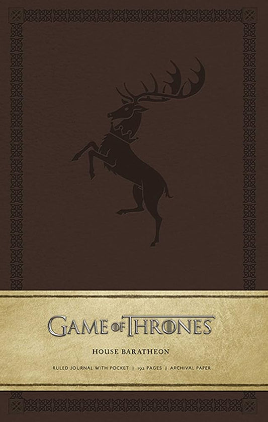 Game of Thrones: House Baratheon Hardcover Ruled Journal (Large) cover image