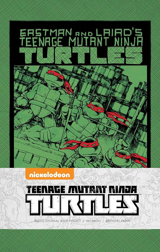 Teenage Mutant Ninja Turtles: Classic Hardcover Ruled Journal (90's Classics) cover image