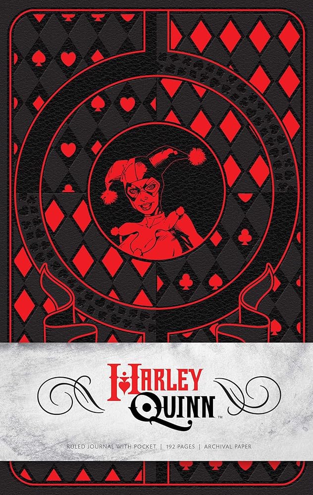 Harley Quinn Hardcover Ruled Journal (Comics) cover image