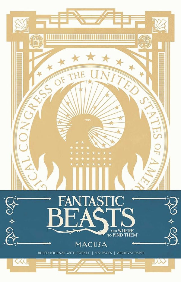 Fantastic Beasts and Where to Find them: MACUSA Hardcover Ruled Journal (Harry Potter) cover image