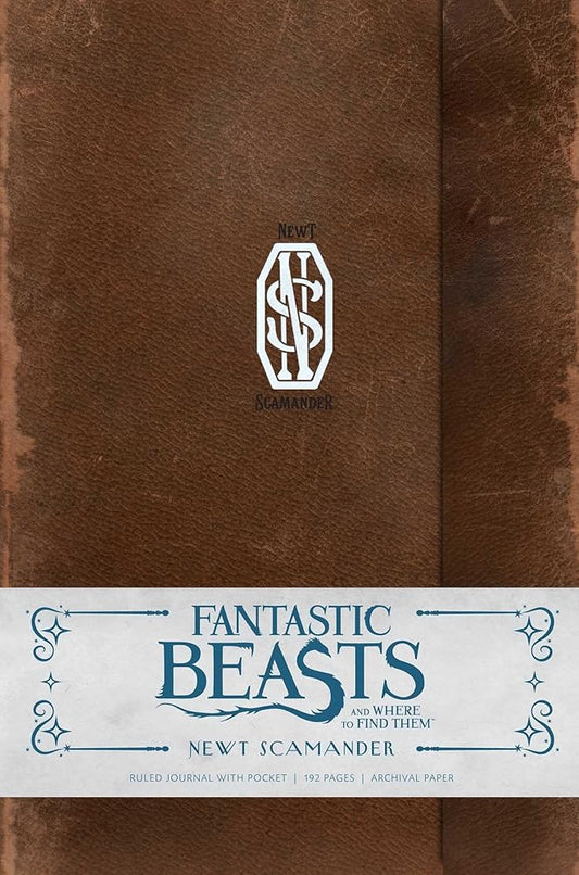 Fantastic Beasts and Where to Find Them: Newt Scamander Hardcover Ruled Journal (Harry Potter) cover image