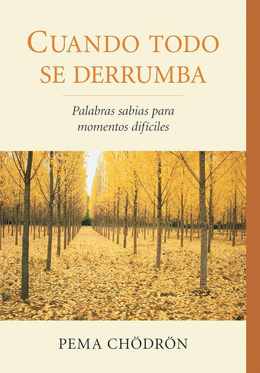 Cuando todo se derrumba (When Things Fall Apart): Palabras sabias para momentos dificiles (La Colleccion De Pema Chodron) (Spanish Edition) cover image