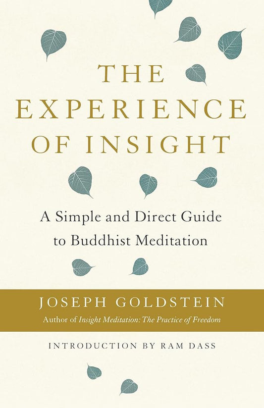 The Experience of Insight: A Simple and Direct Guide to Buddhist Meditation cover image