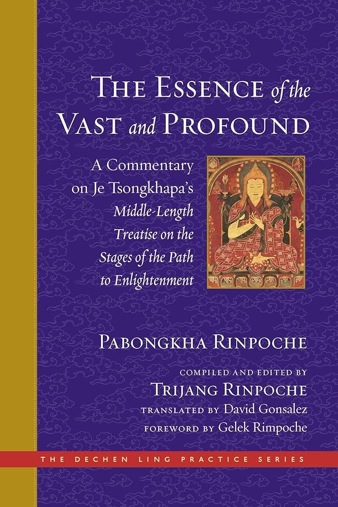 The Essence of the Vast and Profound: A Commentary on Je Tsongkhapa's Middle-Length Treatise on the Stages of the Path to Enlightenment (The Dechen Ling Practice Series) cover image