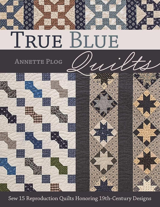 True Blue Quilts: Sew 15 Reproduction Quilts Honoring 19th-Century Designs cover image