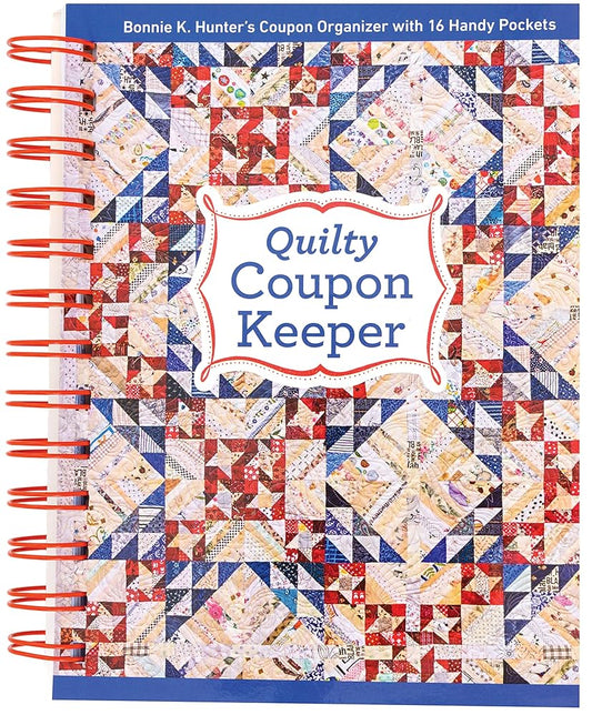 Quilty Coupon Keeper: Bonnie K. Hunter's Coupon Organizer with 16 Handy Pockets cover image