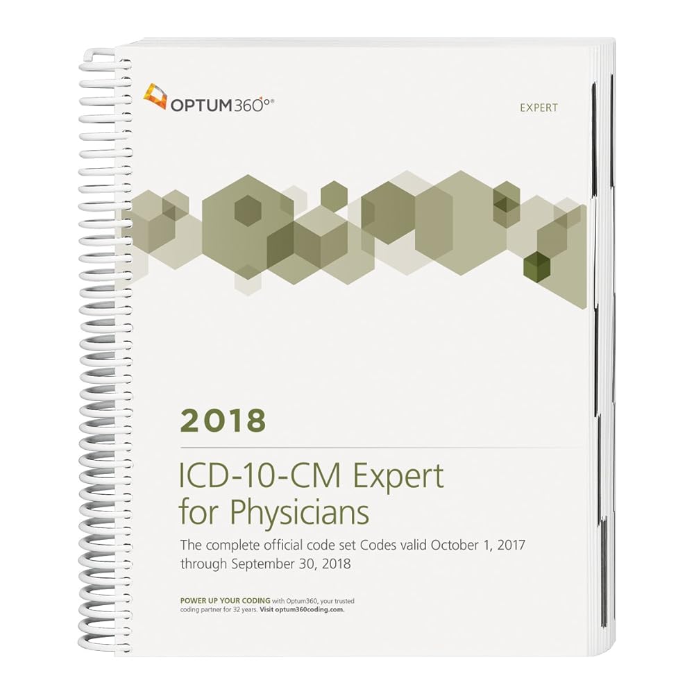 ICD-10-CM Expert for Physicians 2018 (Spiral) Without Guidelines cover image