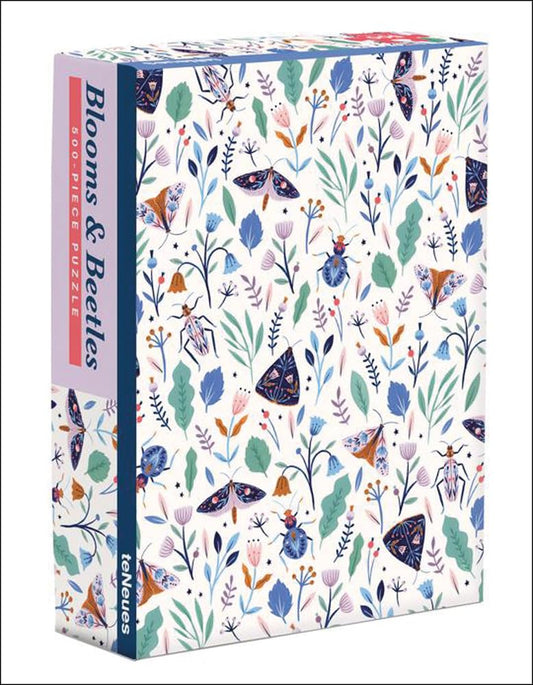 Blooms and Beetles 500-Piece Puzzle cover image