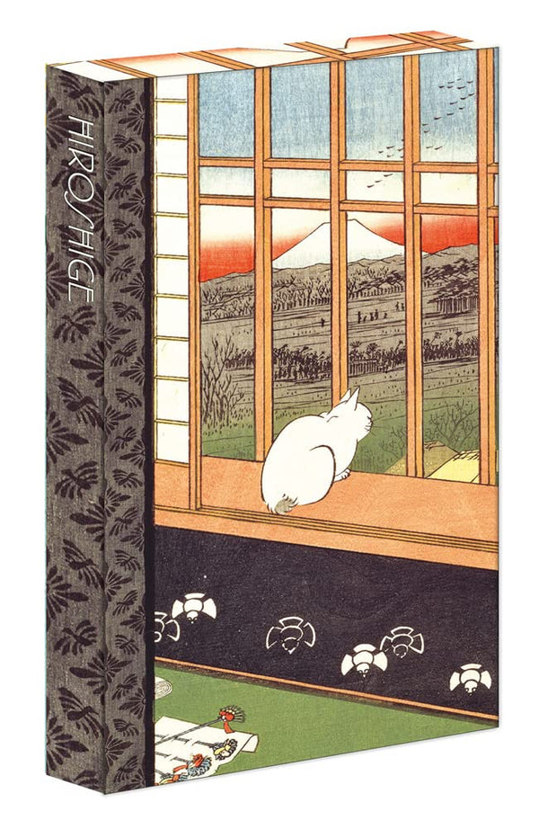 teNeues - 8-Pen Set: Ricefields and Torinomachi Festival by Hiroshige, 8 Ballpoint Pens, Unique Paper Wrapped Barrel, Soft Touch, Sleek Case: Set of 8 Ball Point Pens in a Slim Case cover image