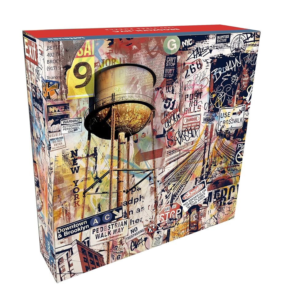 Brooklyn, NY: 1000-Piece Puzzle: 1000-Piece Puzzle in a 2 Piece Box with Inner Poster Guide cover image
