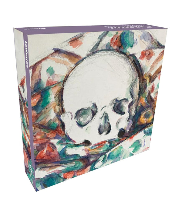 Paul Cezanne, Skull on a Curtain: 1000-Piece Puzzle: 1000-Piece Puzzle in a 2 Piece Box with Inner Poster Guide cover image