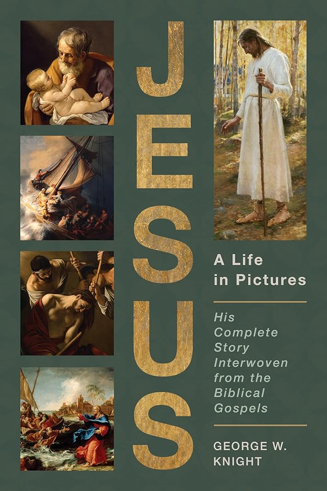 Jesus, a Life in Pictures: His Complete Story Interwoven from the Biblical Gospels cover image