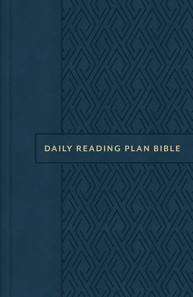 The Daily Reading Plan Bible: The King James Version in 365 Segments Plus Devotions Highlighting God's Promises, Oxford Diamond cover image