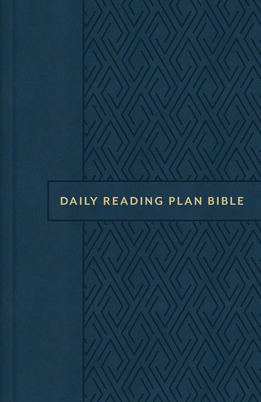 The Daily Reading Plan Bible: The King James Version in 365 Segments Plus Devotions Highlighting God's Promises, Oxford Diamond cover image
