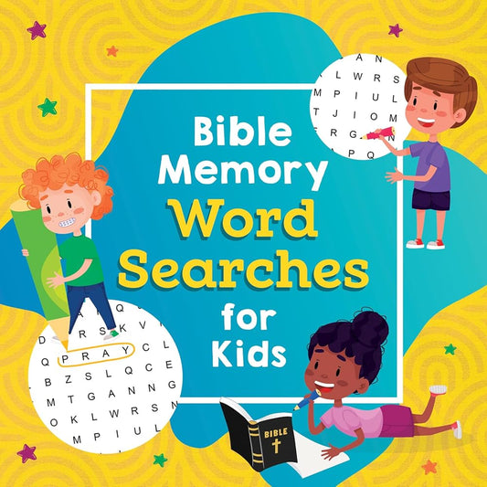 Bible Memory Word Searches for Kids cover image