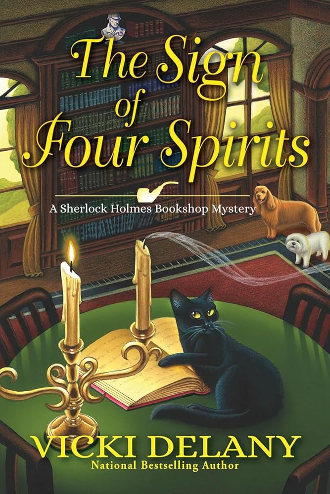 The Sign of Four Spirits (A Sherlock Holmes Bookshop Mystery) cover image