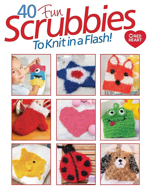 40 Fun Scrubbies to Knit in a Flash!-Create Whimsical and Unique Designs With These Simple Patterns and Helpful Tutorial Videos from Go-Crafty.com cover image