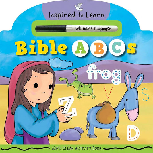 Bible ABC's: Wipe-Clean Activity Book (Inspired to Learn) cover image