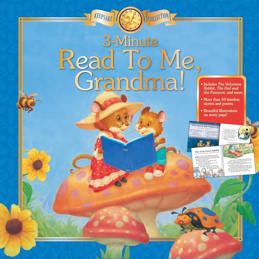 3-Minute Read to Me Grandma - Keepsake Collection cover image