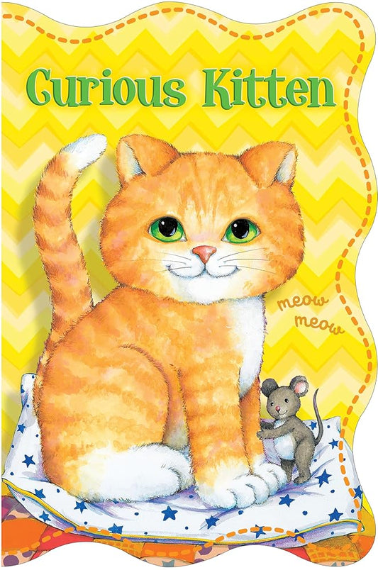 Curious Kitten Board Book - Perfect as Easter Basket Stuffers and Gifts cover image