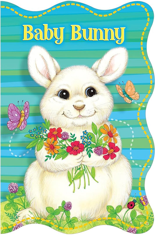 Baby Bunny Board Book - Perfect as Easter Basket Stuffers and Gifts cover image