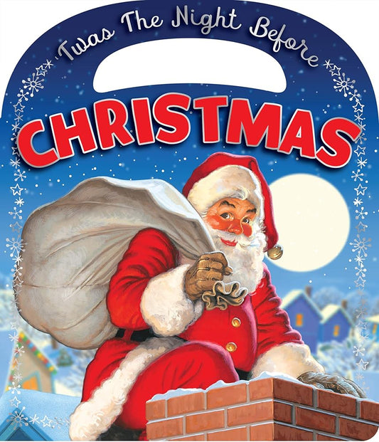 Twas the Night Before Christmas - Board Book with Handle cover image