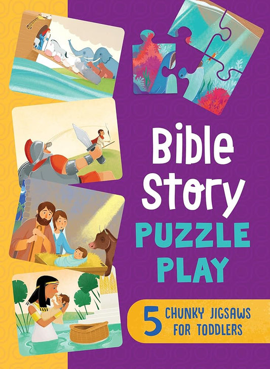 Bible Story Puzzle Play: 5 Chunky Jigsaws for Toddlers cover image