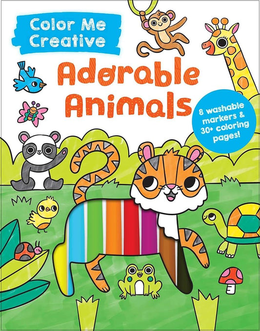 Color Me Creative: Adorable Animals cover image