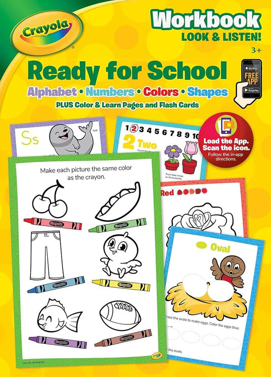Crayola: Ready for School: Workbook Look & Listen cover image