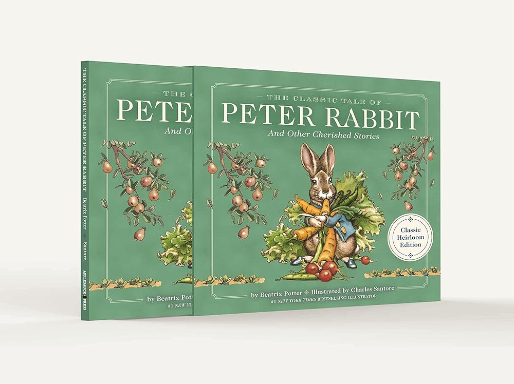 The Classic Tale of Peter Rabbit Classic Heirloom Edition: The Classic Edition Hardcover with Slipcase and Ribbon Marker cover image