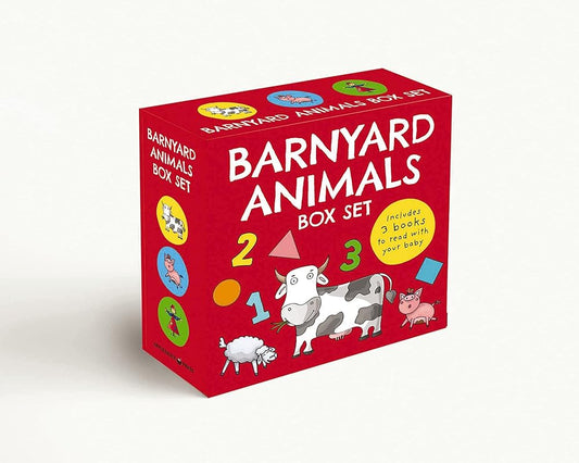 The Barnyard Animals Box Set: My First Board Book Library (Barnyard Basics) cover image